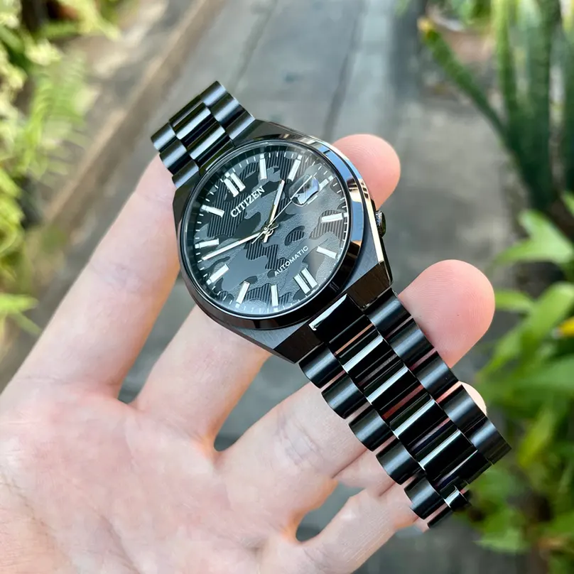 Citizen Tsuyosa Automatic Black Dial Men's Watch- NJ0155-87E